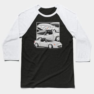 Civic Crx Del Sol Japanese Comics Baseball T-Shirt